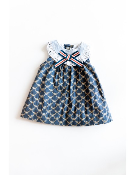 vestido marinero con lazo en pecho