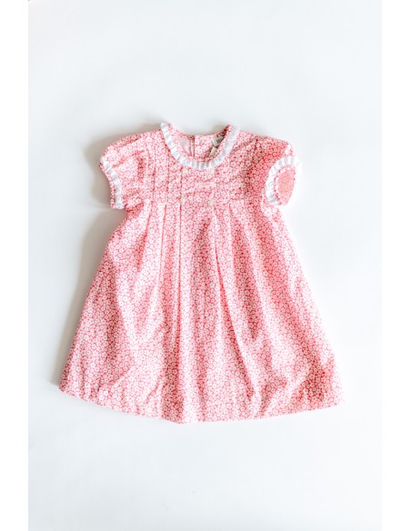 vestido flores rosadas