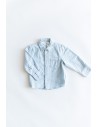 camisa rayas celestes