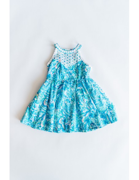 vestido turquesa