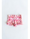 short de colores rosados