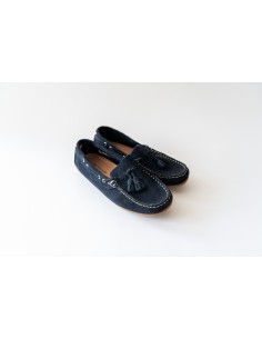 MOCASINES GAMUZAS OSCURO