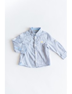 camisa rayas azules
