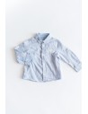 camisa rayas azules