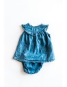set vestido jean