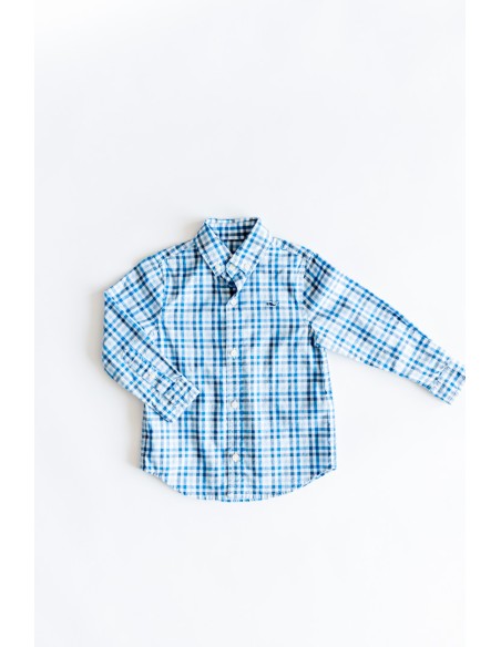 camisa cuadros azules