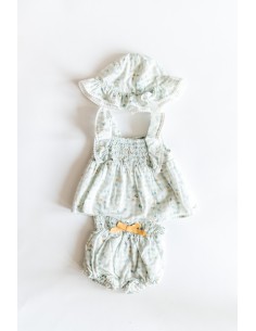 set calzon vestido y gorro