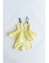set rayas verde limon
