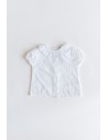 camiseta blanca puntitos