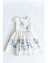 vestido blanco con cisne