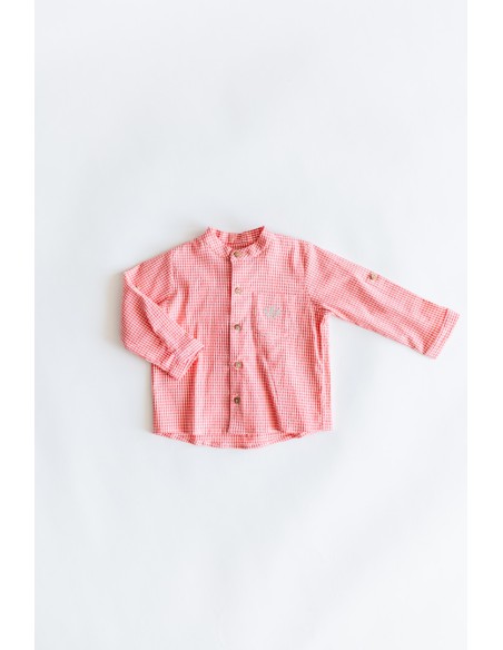 camisa cuadros rojos