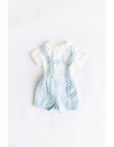 camisa lino blanco romper bolas blancas