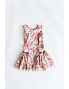 vestido dibujos rojos