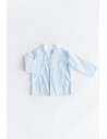 camisa rayas celestes