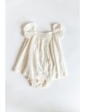 vestido blanco con calzon