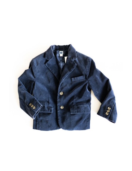 blazer gamuza azul oscuro
