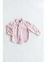 camisa lino rosada