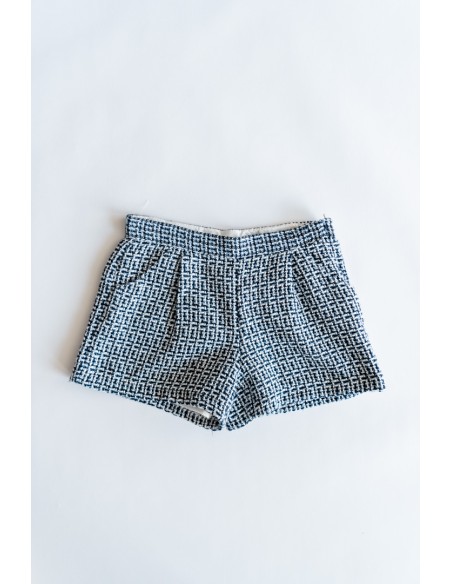 short azules tweed