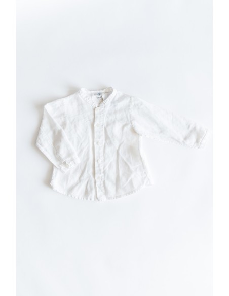 camisa manga larga blanca
