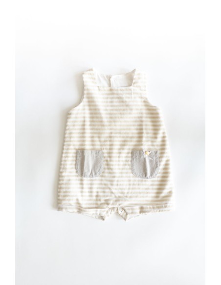 monito rayas beige