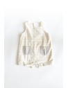 monito rayas beige
