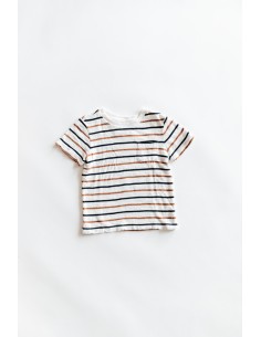 camiseta rayas cafes y negras