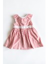 vestido rayas rojas