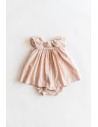 vestido cuadros rosa pastel