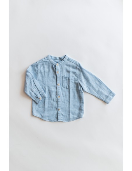 camisa celeste