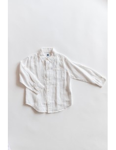 camisa lino blanca