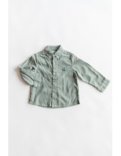 camisa cuadros verdes