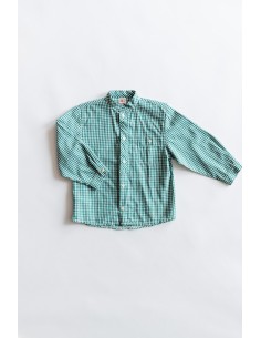 camisa cuadros verdes