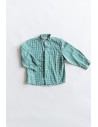 camisa cuadros verdes