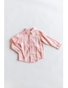 camisa rosada lino