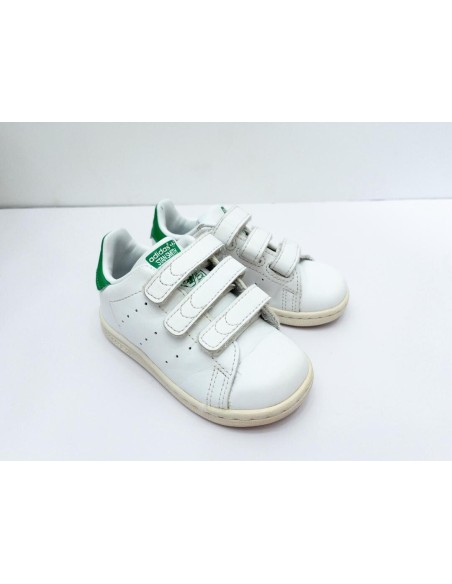 stan smith blancos con detalles verdes