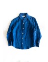 camisa manga larga azul