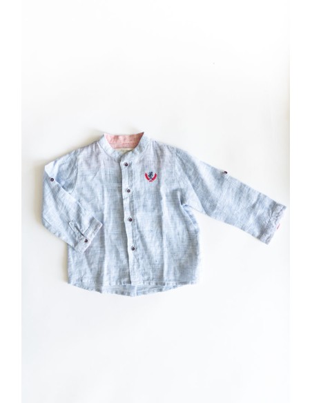 camisa celeste