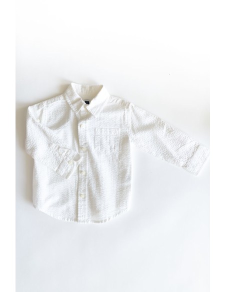 camisa manga larga blanca