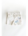 short blanco con aviones