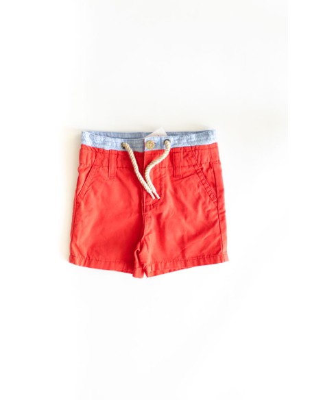 short mertiolate con cintura celeste