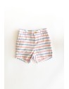 short rayas azules y rojas