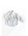 camisa rayas blancas y celestes