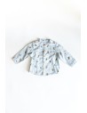 camisa celeste con tigres