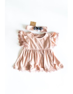 vestido palo rosa