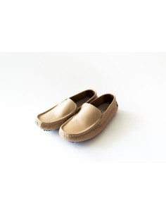 mocasines beige