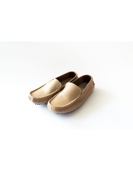 mocasines beige