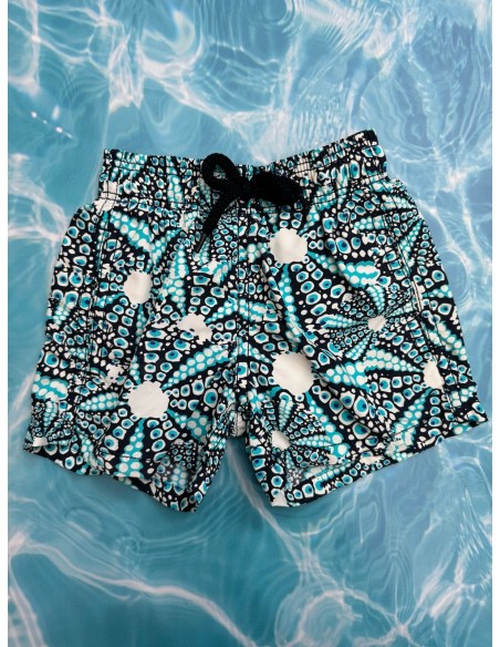pantalon de baño con diseno azules celeste
