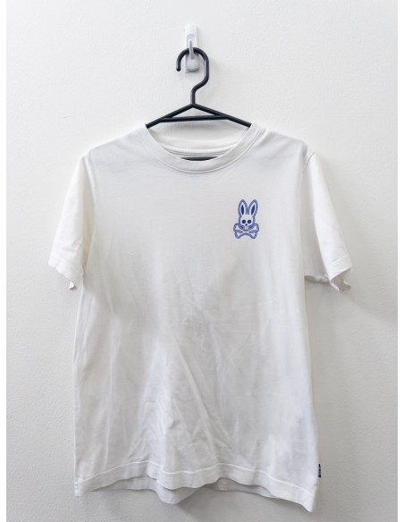 camiseta blanca logo atras