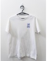 camiseta blanca logo atras