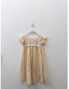 vestido lino rayas amarillas y blancas